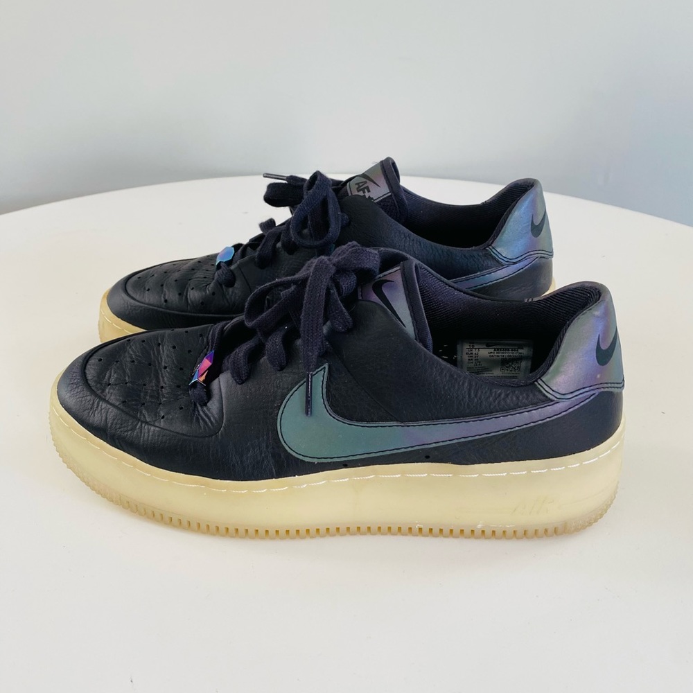Nike Air Force 1 One Sage Low LX Oil Shoes Women's Size 10 AR5409-004 Grey - Picture 3 of 16